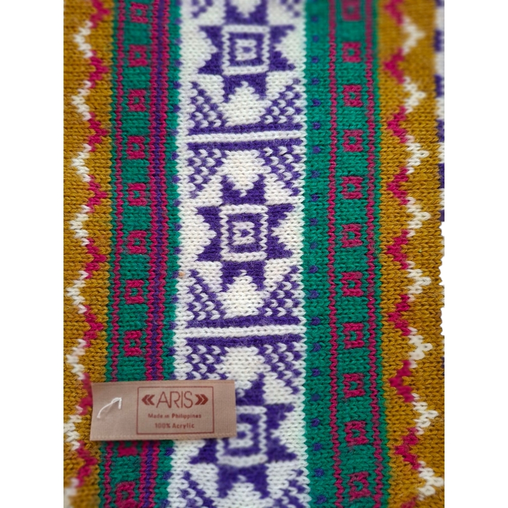 New - Colorful Patterned Scarf - Picture 2 of 3